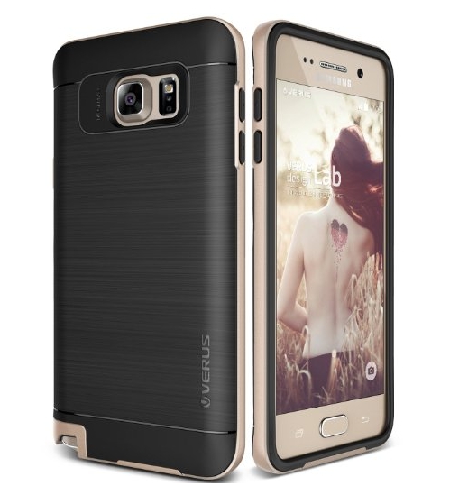 Galaxy Note 5 Case  Verus  High Pro Shield Steel Silver